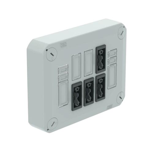 OBO Bettermann Vertr Steckbarer Deckel für Abzweigkasten, b D01 4x3p WD