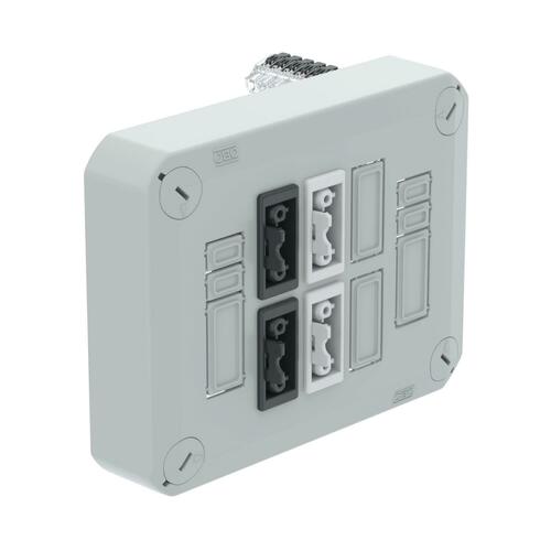 OBO Bettermann Vertr Steckbarer Deckel für Abzweigkasten, b D01 4x3p WD(2+2)