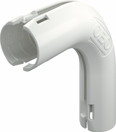 OBO Bettermann Vertr Quick-Pipe-Bogen 90 Grad 3000 BMS M16 RW