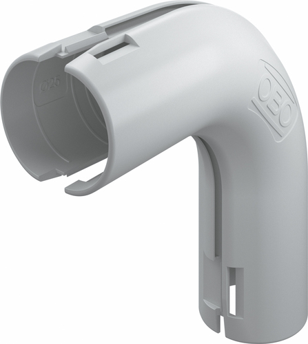 OBO Bettermann Vertr Quick-Pipe-Bogen 90 Grad 3000 BMS M25 LGR