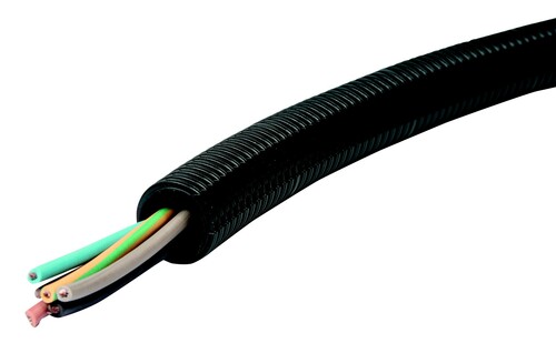 Fränkische Spiralschlauch schwarz 1PASM-10B.50