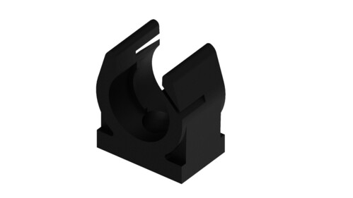 Fränkische Befestigungsclip Kunststoff, schwarz 2CNPA-07B