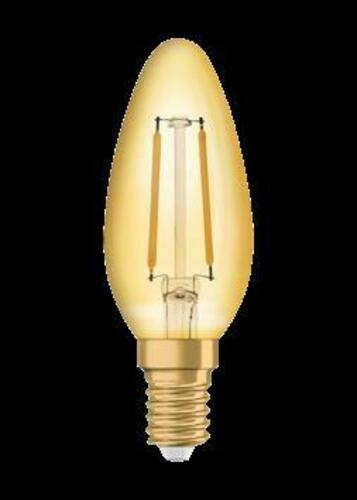 Radium Lampenwerk LED-Kerzenlampe E14 gold RL-C22824CE14FILGold