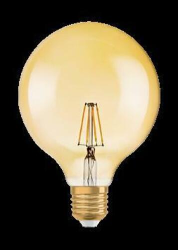 Radium Lampenwerk LED-Globelampe E27 gold RLG12554824CE27FILGo