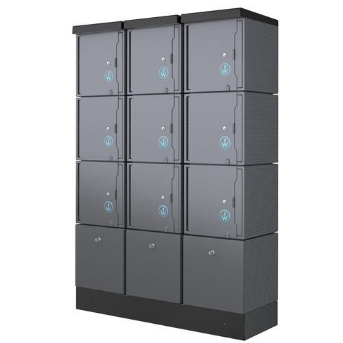 WaltherWerkeE-Mobil. E-Bike Ladestation CUBE PIN u. RFID-Schließ. 986970084