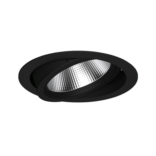 LTS Licht&Leuchten Einbaustrahler 940, DALI, schwarz CSA-R601.940.FL/D.sw
