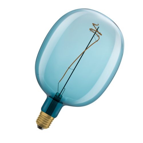 Ledvance LED-Vintage-Lampe E27 blau dim V1906BALBLUED104.5W