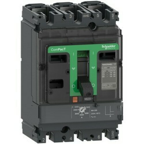 Schneider Electric Kompaktleistungsschalter ComPacT NSX250H mit C25H3MA220