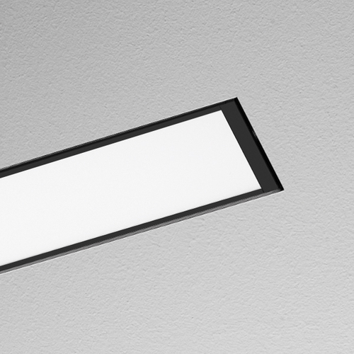 LTS Licht&Leuchten Einbauprofil schwarz LKP045.3AOB3000FLXsw
