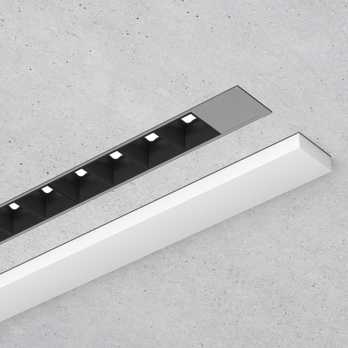 LTS Licht&Leuchten Betonprofil silber eloxiert LKP04551OAG3000FLXsi