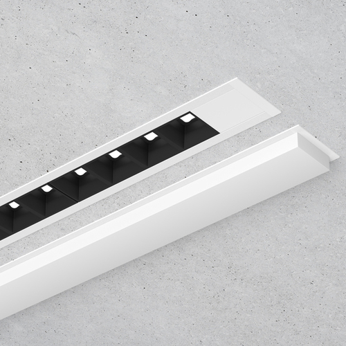 LTS Licht&Leuchten Betoneinbauprofil weiß LKP04552OAG3000FLXws