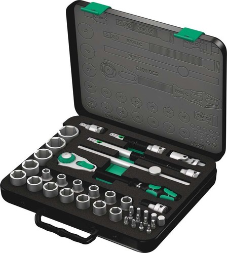 Wera Werk Zyklop Speed-Knarrensatz 1/2"-Antrieb, 37-tlg 003645