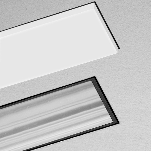 LTS Licht&Leuchten Einbauprofil schwarz LKP070.3OAG3000FLXsw