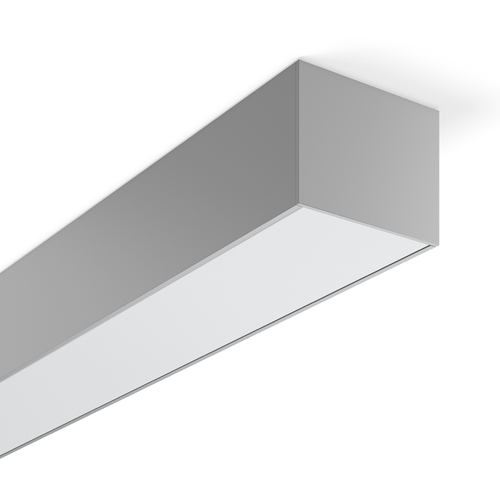 RZB LED-Wand-u. Deckenleuchte 840, silber 312685.004.1