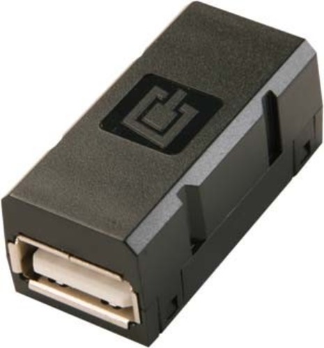 Telegärtner STX USB Kupplung f-f Typ A schwarz 100007529