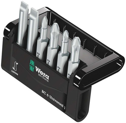 Wera Werk Bit-Sortiment Mini-Check, 6-tlg 056474