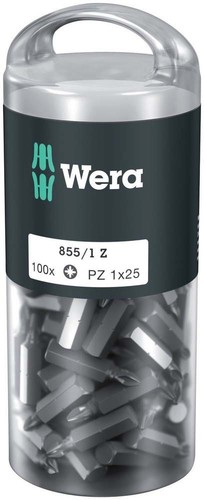 Wera Werk Pozidriv Bit PZ 1x25mm 072443(VE100)