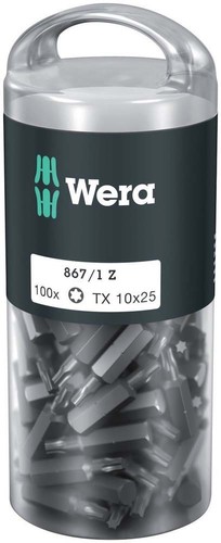 Wera Werk 6-rund Bit TX 10x25mm 072446(VE100)