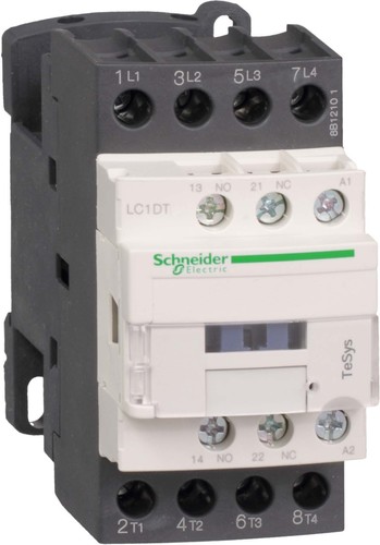 Schneider Electric Leistungsschütz 40A,24VAC,50/60Hz LC1DT40B7