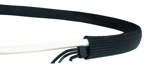 Fränkische Geflechtschlauch schwarz, PET BPET-CC45B.20