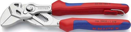 Knipex-Werk Zangenschlüssel 180mm, mit Bef.-Öse 86 05 180 T
