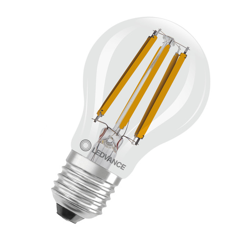 Ledvance LED-Lampe E27 827, dim. LEDCLA75D5.7W827FCL