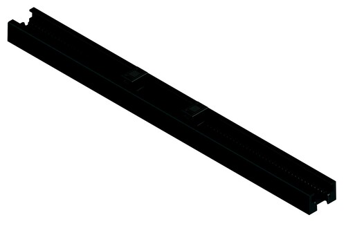 Fränkische Montageschiene schwarz CRPA-01B
