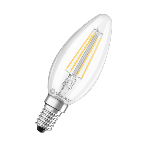 Ledvance LED-Kerzenlampe E14 827, dim. LEDCLB40D4.8827FCL14
