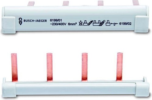 Busch-Jaeger Sammelschiene 1-, 4-polig, 6 qmm 6199/01