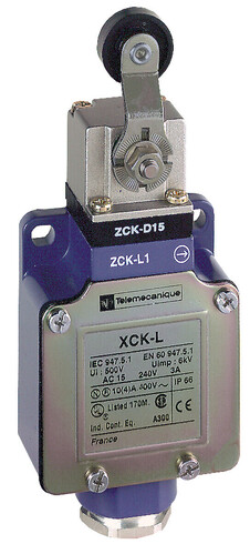 TMSS Germany XCKL Pos.sch. Rollenhebel Kunststoffrollerolle XCKL115H7