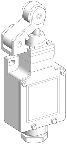 TMSS Germany XCKL Pos.sch. Rollenstößel mit Kunstst.r., 1Ö+1 XCKL521