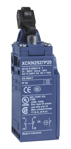 TMSS Germany XCKN Pos.sch. Rollenst. Kunststoffrolle, ver XCKN2527P20 TMSS Germany XCKN Pos.sch. Rollenst. Kunststoffrolle, ver XCKN2527P20
