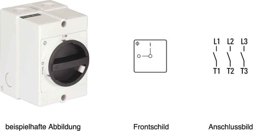 Kraus&Naimer Reparaturschalter 63A,18,5KW,3pol. KG64 T103/33 KL11V