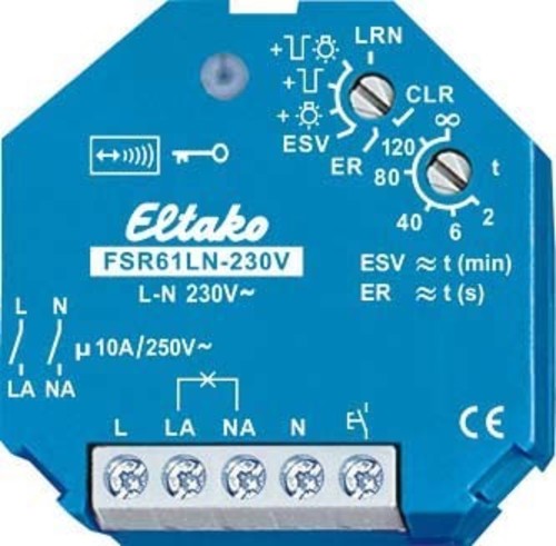 Eltako Funkaktor Stromstoßschalt. 230V FSR61LN-230V