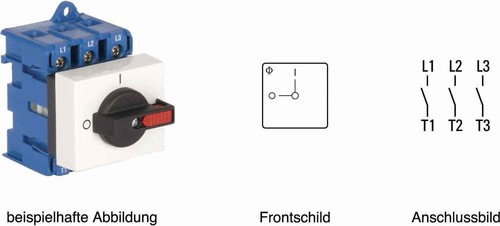 Kraus&Naimer Lasttrennschalter 3pol.,0-I KG80 T303/58 VE2