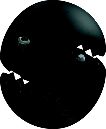 Fränkische Verbindungsmuffe schwarz PAPA-36CB