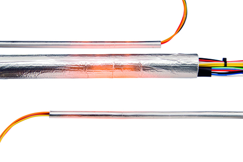 Fränkische Glasfasergewebeschlauch silber, 25 m WGF-LA-32S.25