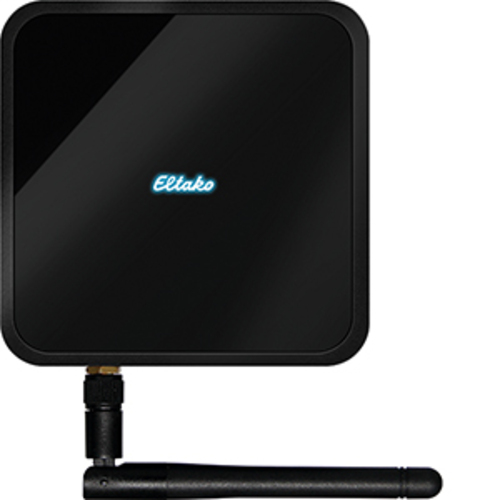 Eltako Kurzhubtaster 4 Schl., sw/gl KT4F-sg