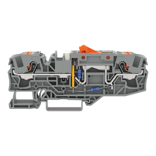 WAGO GmbH & Co. KG Erdleiter-Trennklemme orange,grau 2206-1671/1000-848