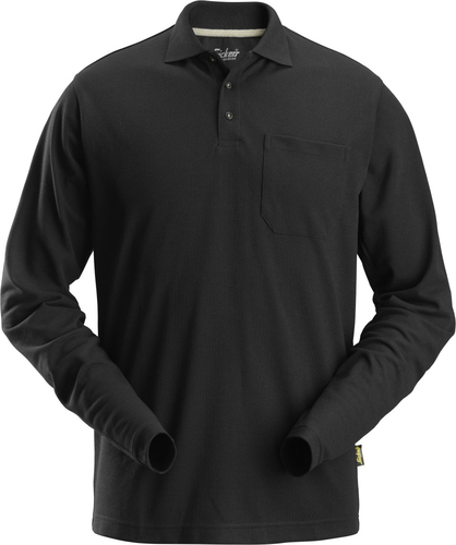 Snickers Workwear Langarm Pique Shirt 3XL,schwarz 26080400009