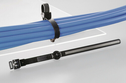 HellermannTyton Befestigungsbinder 80x7,0 RI 80-PA12-BK