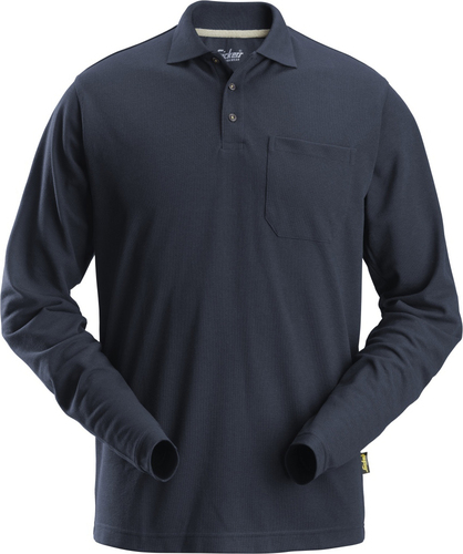 Snickers Workwear Langarm Pique Shirt M,navy 26089500005