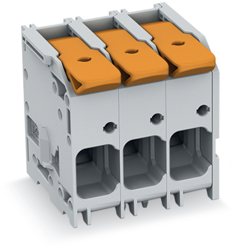 WAGO GmbH & Co. KG Leiterplattenklemme 16 qmm²,grau 2616-1105