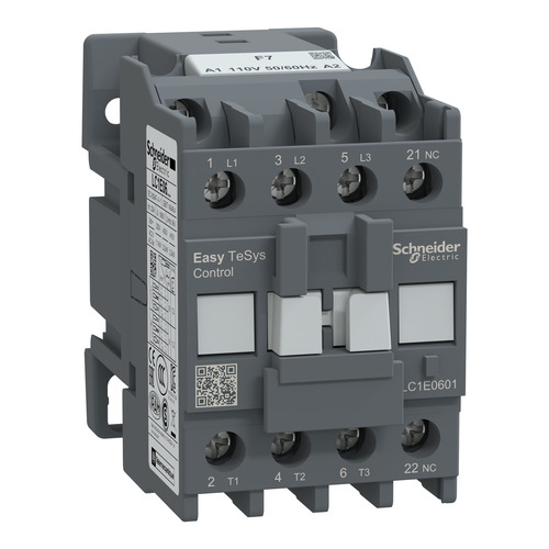 Schneider Electric Leistungsschütz Easy TeSys 3P 6A 110VAC 50/60Hz LC1E0601F7