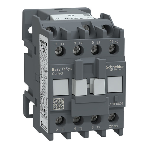 Schneider Electric Leistungsschütz Easy TeSys 3P 6A 415VAC 50Hz LC1E0601N5