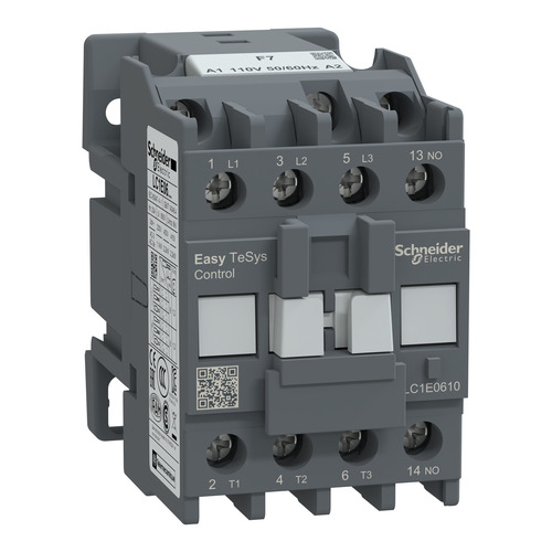 Schneider Electric Leistungsschütz Easy TeSys 3P 6A 110VAC 50/60Hz LC1E0610F7