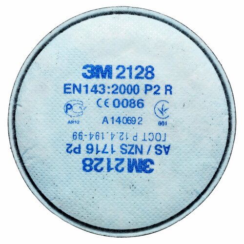 3M Deutschland Partikelfilter Aktivkohle P2R f.6000,7000,7500 2128 (VE20)