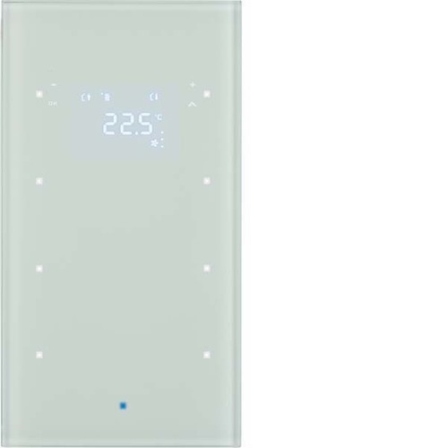 Berker Glas-Sensor 3-fach ch polarweiß 75643030