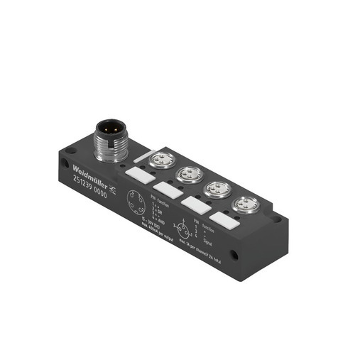 Weidmüller Sensor-/Aktor-Verteiler m. M12 Abgang SAI04LVP123AM08LLOG