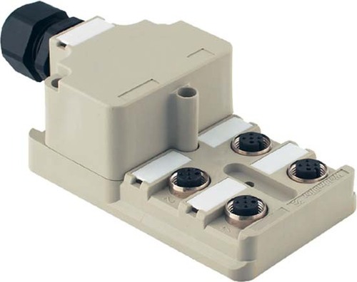 Weidmüller Sensor-/Aktor-Verteiler Komplett-Modul SAI-4-M 5P M12 OL